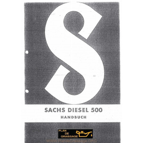 Sachs 500d Handbuch Moteur