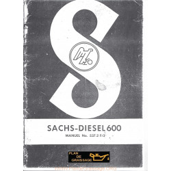 Sachs 600 Diesel Motoculteurs