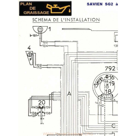 Saviem Sg2 Moteru Diesel 580 03 Schema Electrique