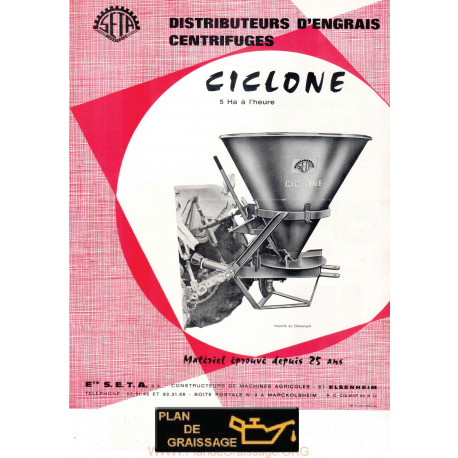 Seta Ciclone Distributeur Engrais