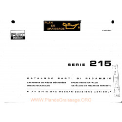 Someca 215 215f Tracteur Pieces List