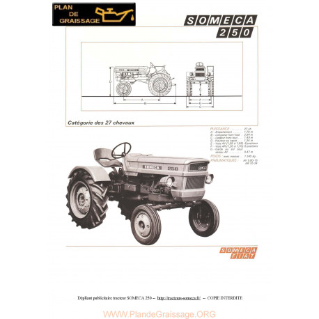 Someca 250 Tracteur Technique