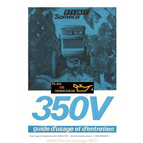 Someca 350v Tracteur Guide Entretien