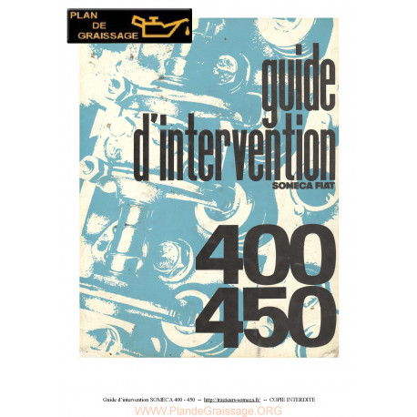 Someca 400 450 Tracteur Guide Intervention