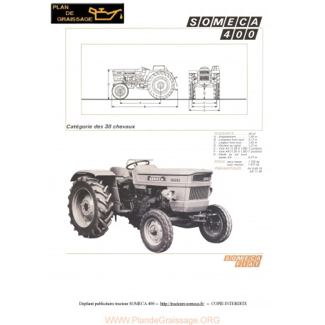 Someca 400 Tracteur 38ch