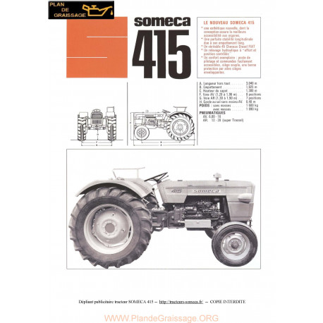 Someca 415 Tracteur Fichie