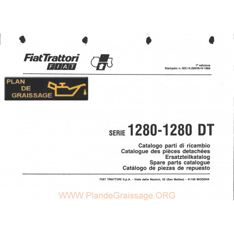 Someca 1280 Dt Tracteur List Pieces