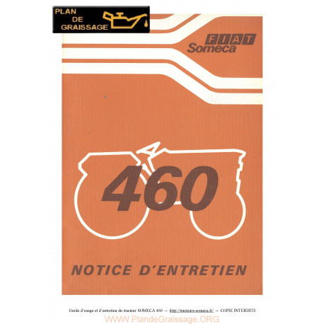Someca 460 Tracteur Notice Entretien