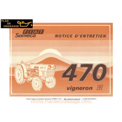 Someca 470 Vigneron Tracteur Notice Entretien