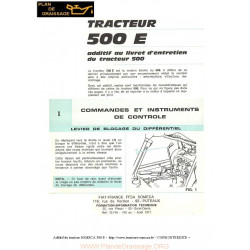 Someca 500e Tracteur Entretien