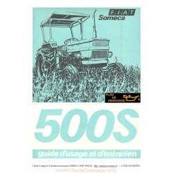 Someca 500s Tracteur Guide Entretien
