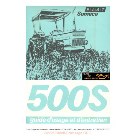 Someca 500s Tracteur Guide Entretien