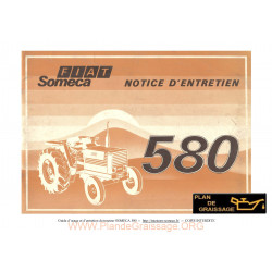 Someca 580 Dt Tracteur Notice Entretien