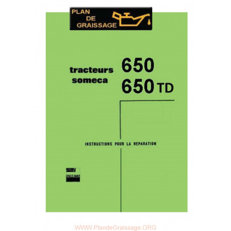 Someca 650 Td Tracteur Instruction Rep