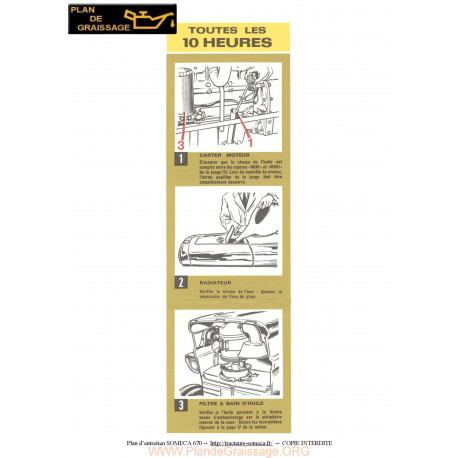 Someca 670 670 Dt B H F Tracteur Plan
