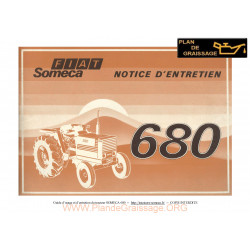 Someca 680 Tracteur Notice Entretien