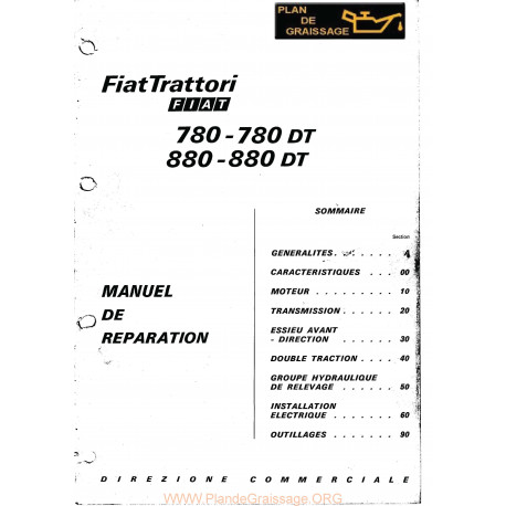 Someca 880 780 Dt Tracteur Manuel Reparation