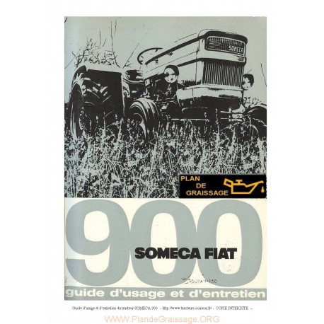 Someca 900 Tracteur Guide Entretien