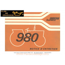 Someca 980 Tracteur Notice Entretien