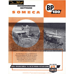 Someca Bp 180 N05 Puzenat Moissonneuse Batteuse Info
