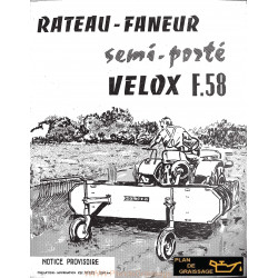 Someca F 58 Rateau Faneur Velox