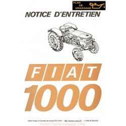 Someca Fiat 1000 Tracteur Usage Entretien