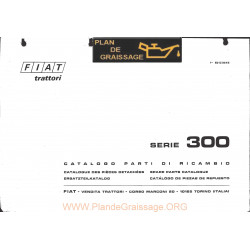 Someca Fiat 300 Tracteur List Pieces