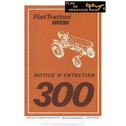 Someca Fiat 300 Tracteur Notice Entretien