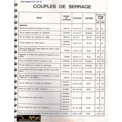 Someca Fiat 650 Td Couples De Serrages