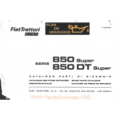 Someca Fiat 850 Super Dt Tracteur 1 Edit Liste Pieces