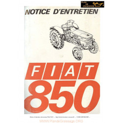 Someca Fiat 850 Super Dt Tracteur Guide Reparation