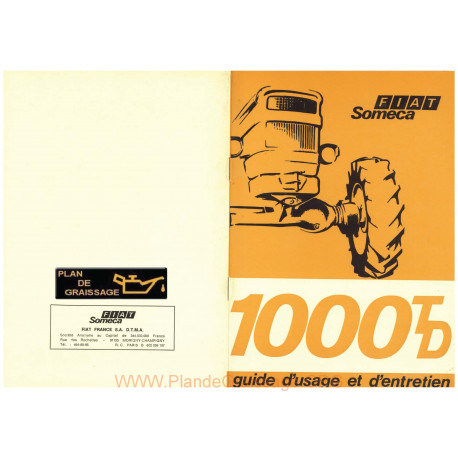 Someca Fiat Td 1000 Tracteur Entretien