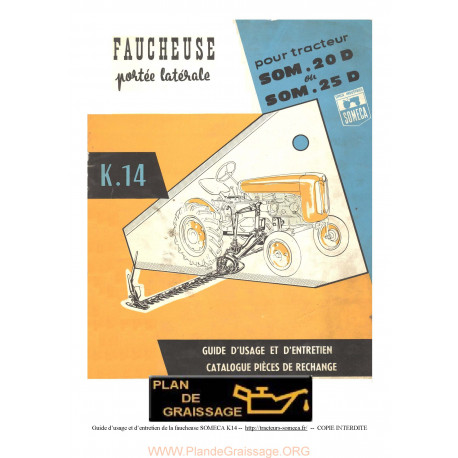 Someca K 14 Som 20 25 D Faucheuse