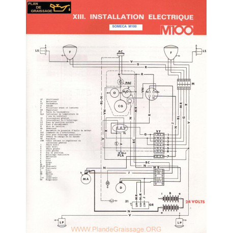 Someca M100 Schema Electrique