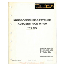 Someca M100 Type 12 Moissonneuse Batteuse