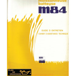 Someca M84 Moissonneuse Batteuse Cahier Technique