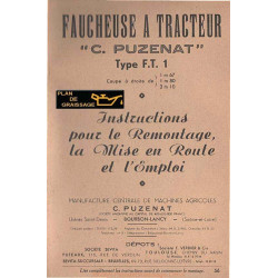Someca Puzenat Ft1 Faucheuse 1956