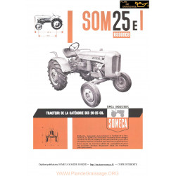 Someca Som 25 E Tracteur Essence