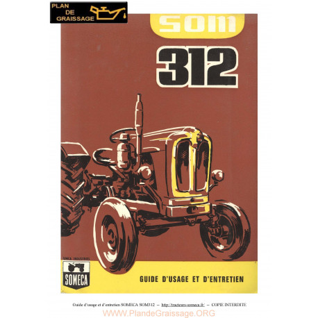 Someca Som 312 Tracteur Guide Entretien