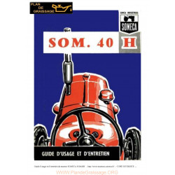 Someca Som 40h Tracteur Guide Entretien
