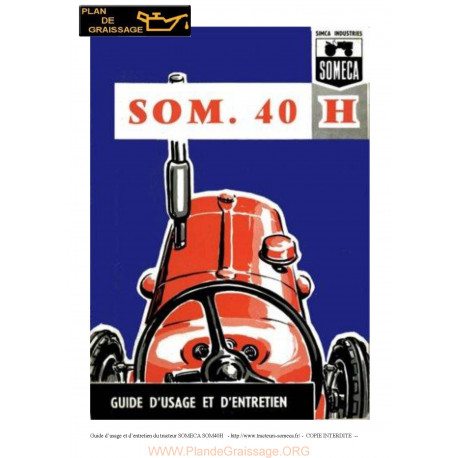 Someca Som 40h Tracteur Guide Entretien