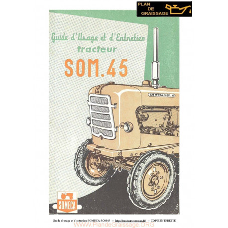 Someca Som 45 Tracteur Guide Entretien