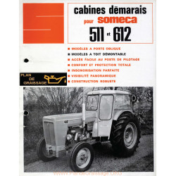 Someca Som 511 612 Tracteur Cabines Demarais