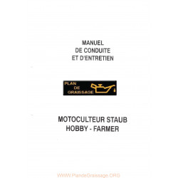 Staub Farmer H Motoculteurs