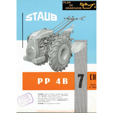 Staub Pp4b Motoculteurs