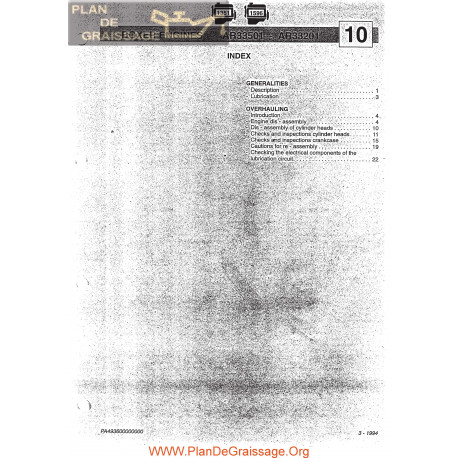 Alfa Romeo Boxer 1351 1596 Engine Repair Instructions