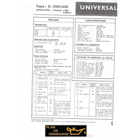 Universal D 2601 000 Moteur