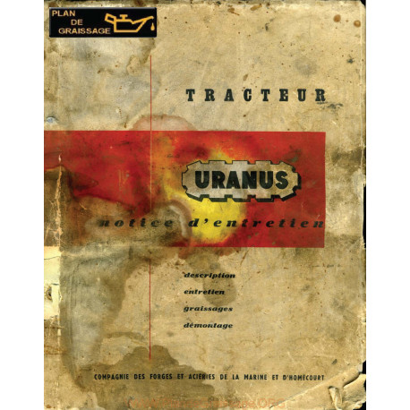 Uranus Tvd Notice Entretien Chenillards