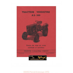 Vendeuvre As 500 Tracteur