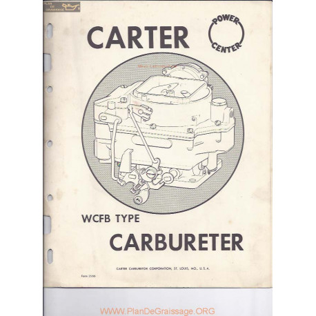 Carter Wcfb Usa 3566 Manual 1952